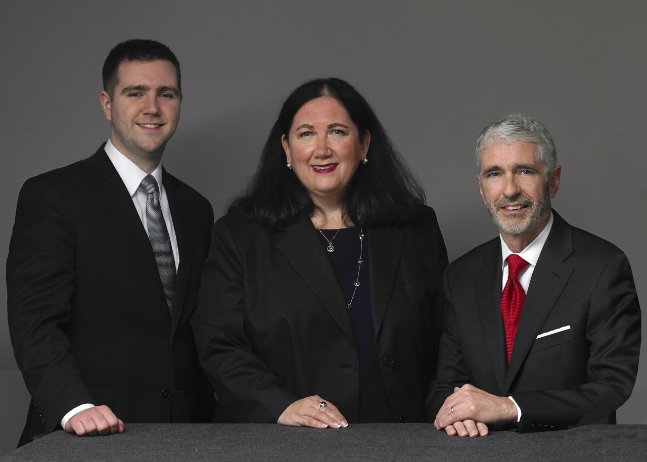 From left to right: Colin Wells, Barbara Scrooc, Jeffrey Wells